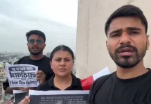 जयपुर में पानी की टंकी पर चढ़े NSUI नेता, छात्रसंघ चुनाव बहाली की मांग !
